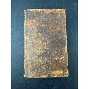 Antique 1814 The Christian Observer Volume 13 Leather Bound Boston Edition Book